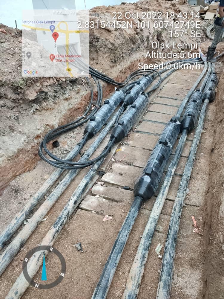 33kV joint completed